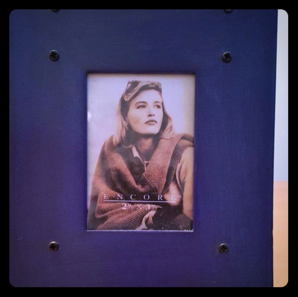 Modern Art Deco Easel like Photo Frame